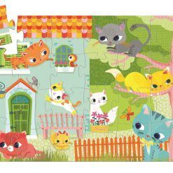 Puzzle tekturowe Kotek