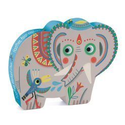 Puzzle w pudełku Słoń azjatycki