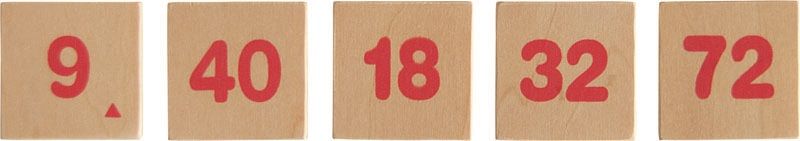 Tabliczka mnożenia na płytkach Woody 7+ WD91161 1 Tabliczka mnożenia na płytkach