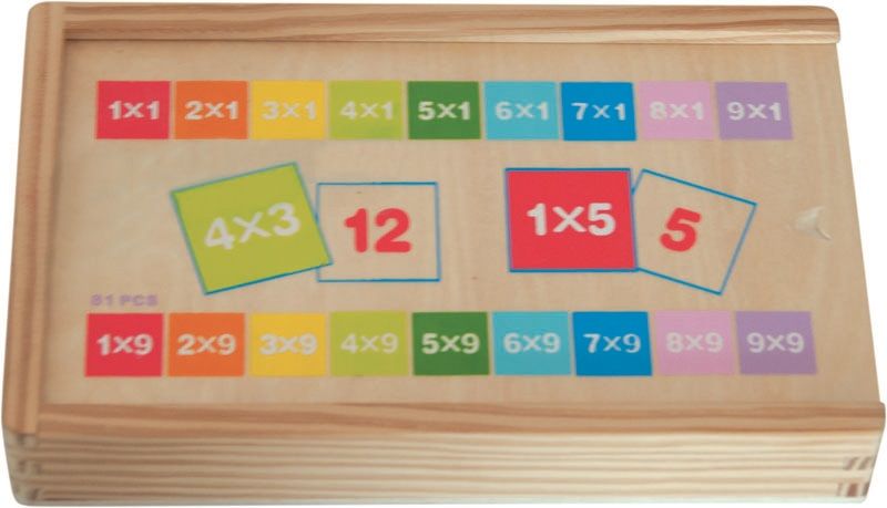 Tabliczka mnożenia na płytkach Woody 7+ WD91161 3 Tabliczka mnożenia na płytkach
