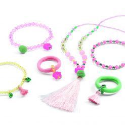 Zestaw biżuterii Pompony i gwiazdki