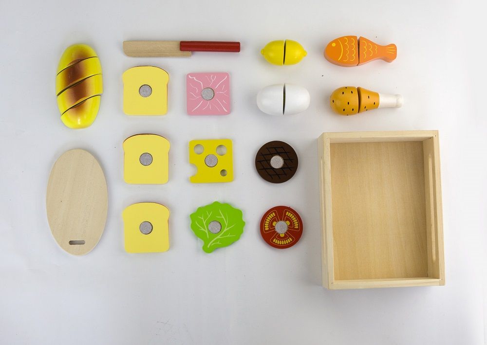 Żywność do krojenia w drewnianej skrzynce Nefere 2+ N4031 3 Żywność do krojenia w skrzynce