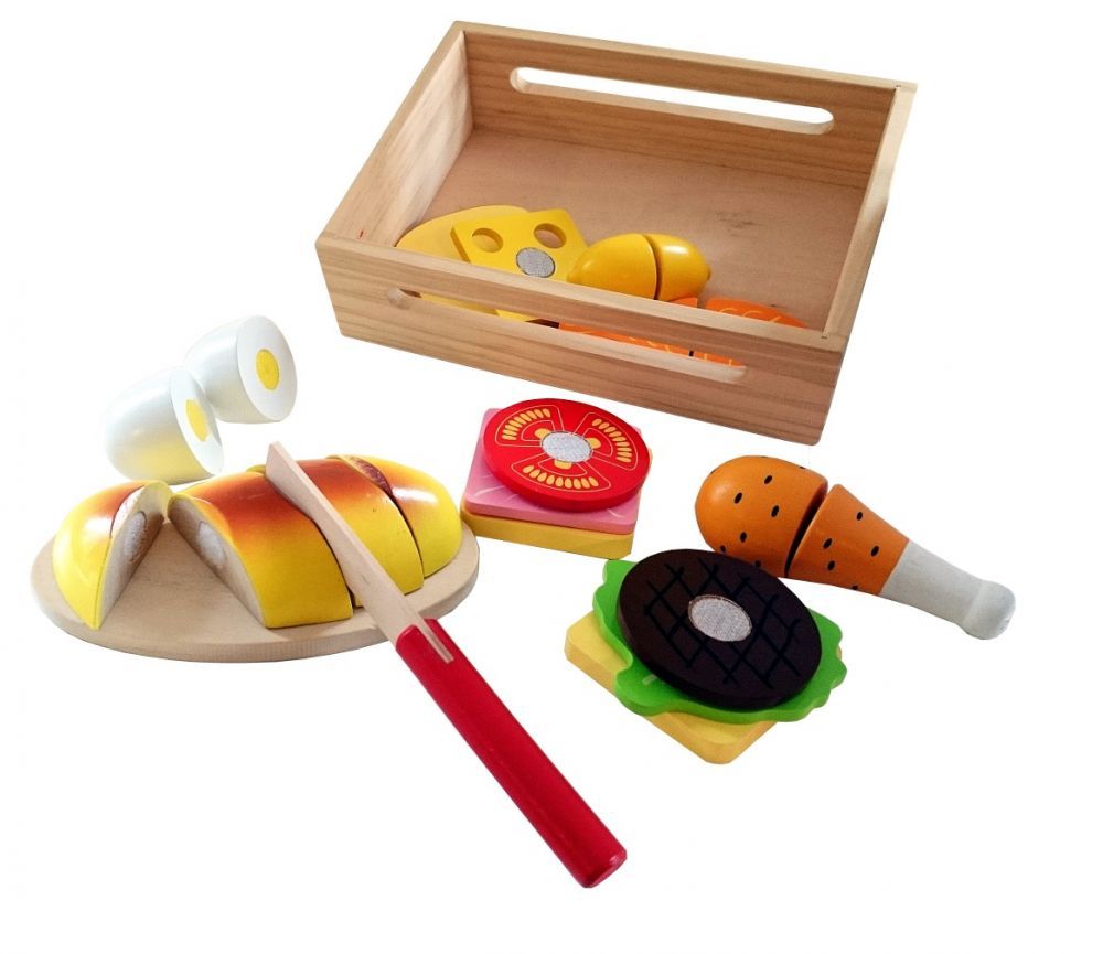 Żywność do krojenia w drewnianej skrzynce Nefere 2+ N4031 4 Żywność do krojenia w skrzynce