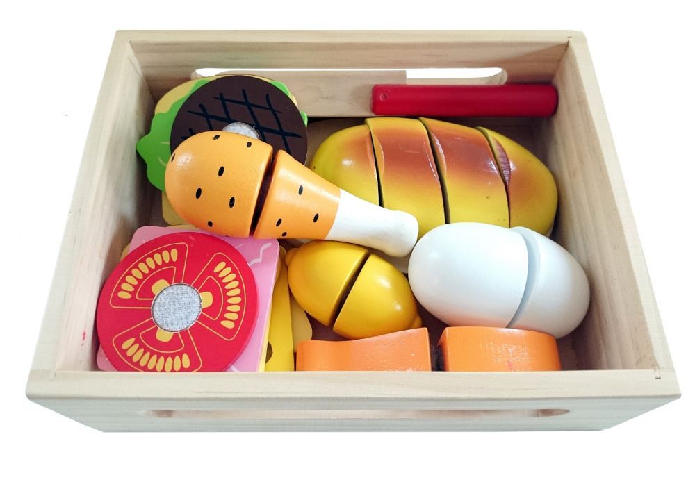 Żywność do krojenia w drewnianej skrzynce Nefere 2+ N4031 Żywność do krojenia w skrzynce