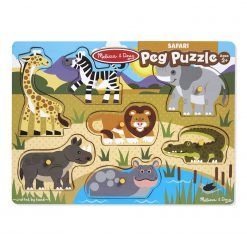 Puzzle zwierzęta safari