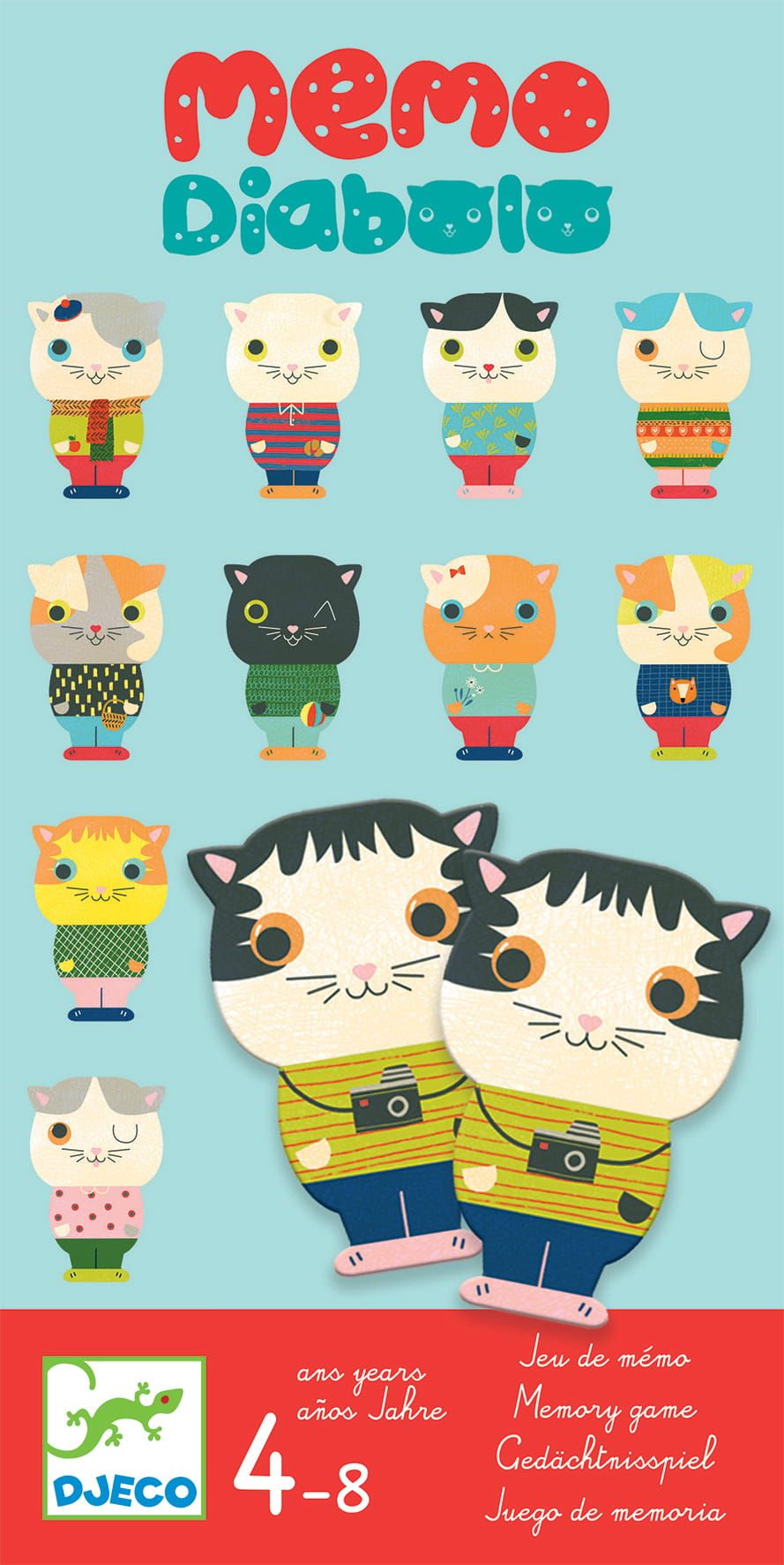 Gra pamięciowa Memo Diabolo Cat Gra pamięciowa Memo Diabolo Cat