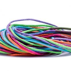 Koraliki różowo-żółto-czerwone