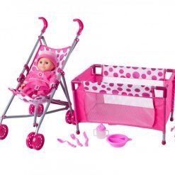 Bobas z wózkiem i łóżeczkiem 4w1