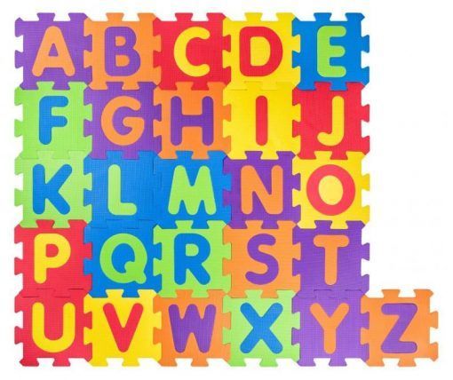 Mata puzzle podłogowe alfabet