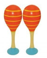 Pomarańczowe marakasy 2 sztuki