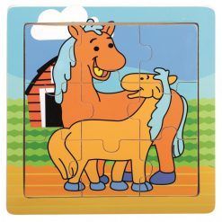 Puzzle dla dzieci Farmino Koniki