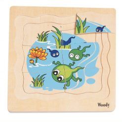 Puzzle warstwowe Życie Żaby