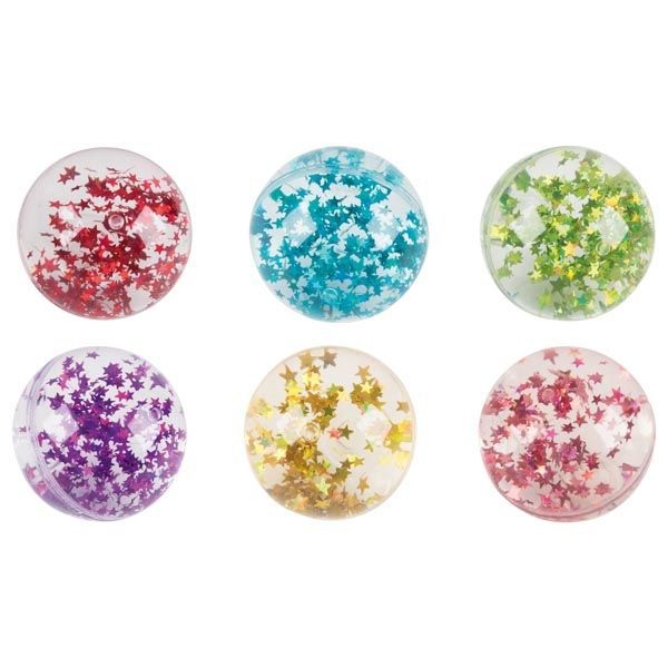 Skacząca piłeczka z gwiazdkami Skacząca piłeczka z gwiazdkami