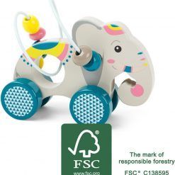 Słoń do pchania z pętlą