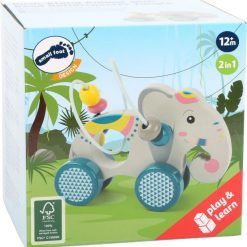 Słoń do pchania z pętlą