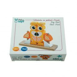 Układanka na palikach Piesek