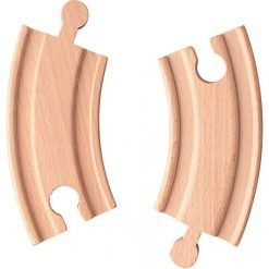 Zakręty kolejowe tory krótkie 4 szt.