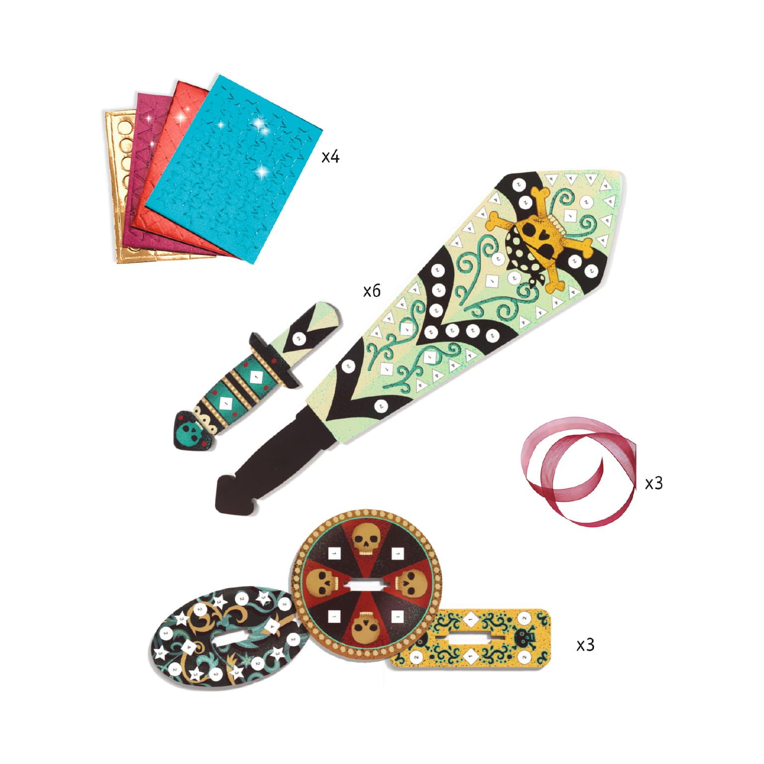 Zrób to sam – mozaiki Pirackie szable Zrób to sam – mozaiki Pirackie szable