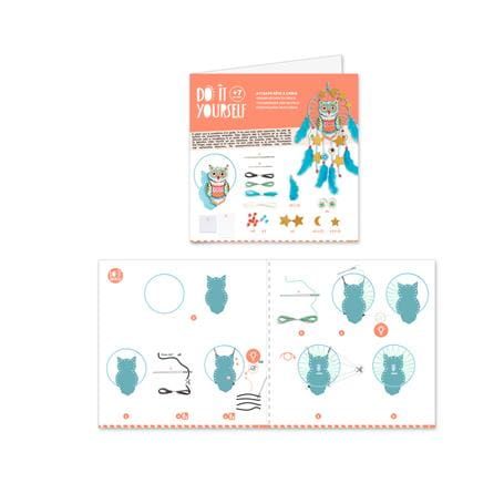 Zrób to sam – łapacz snów Złota sowa Zrób to sam – łapacz snów Złota sowa