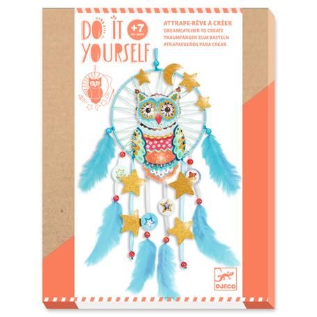 Zrób to sam – łapacz snów Złota sowa Zrób to sam – łapacz snów Złota sowa