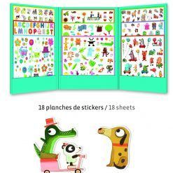 Zestaw naklejek ze zwierzątkami