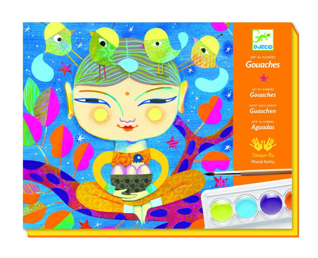 Zestaw z farbami India Zestaw z farbami India