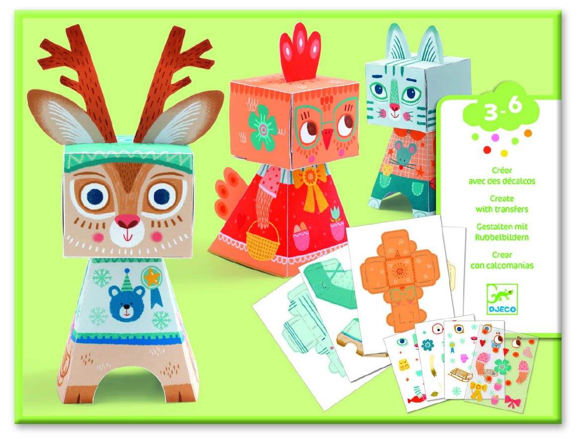 Zestaw składanek Zabawne zwierzątka Zestaw składanek Zabawne zwierzątka