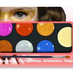 Farby do malowania twarzy Metallic