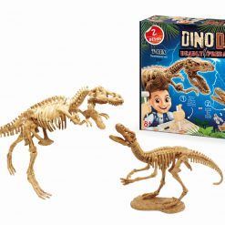 Mały archeolog szkielety dinozaurów