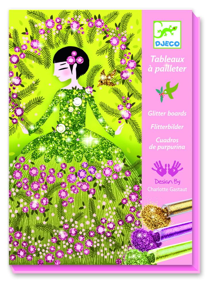 Zestaw artystyczny z brokatem Suknie Zestaw artystyczny z brokatem Suknie