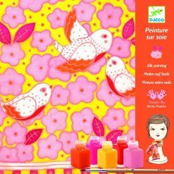 Zestaw do malowania jedwabiu Wróble
