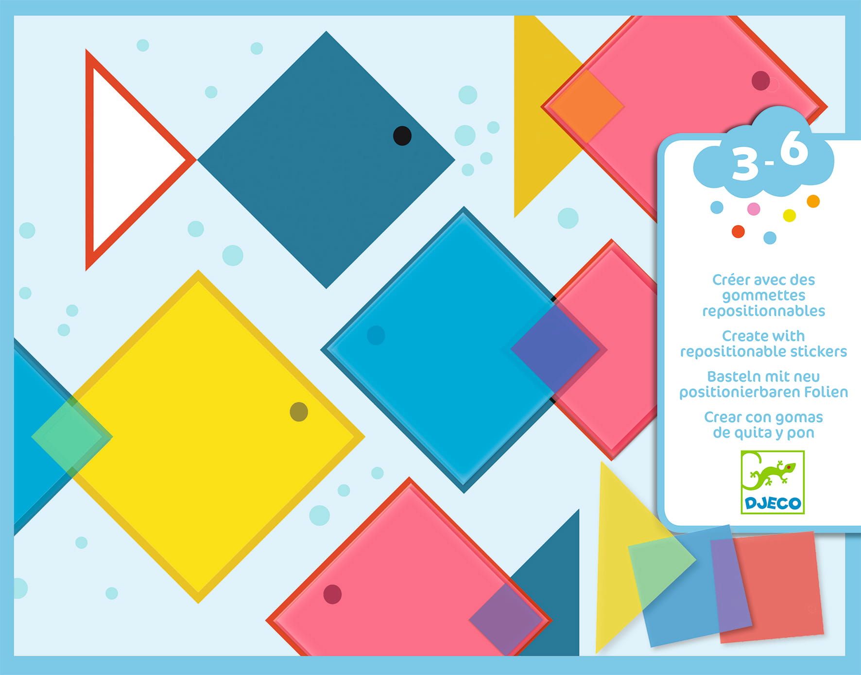 Zestaw Magiczne kwadraty kolaż Zestaw Magiczne kwadraty kolaż