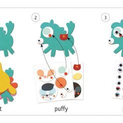 Zestaw z naklejkami Kocham Zwierzęta