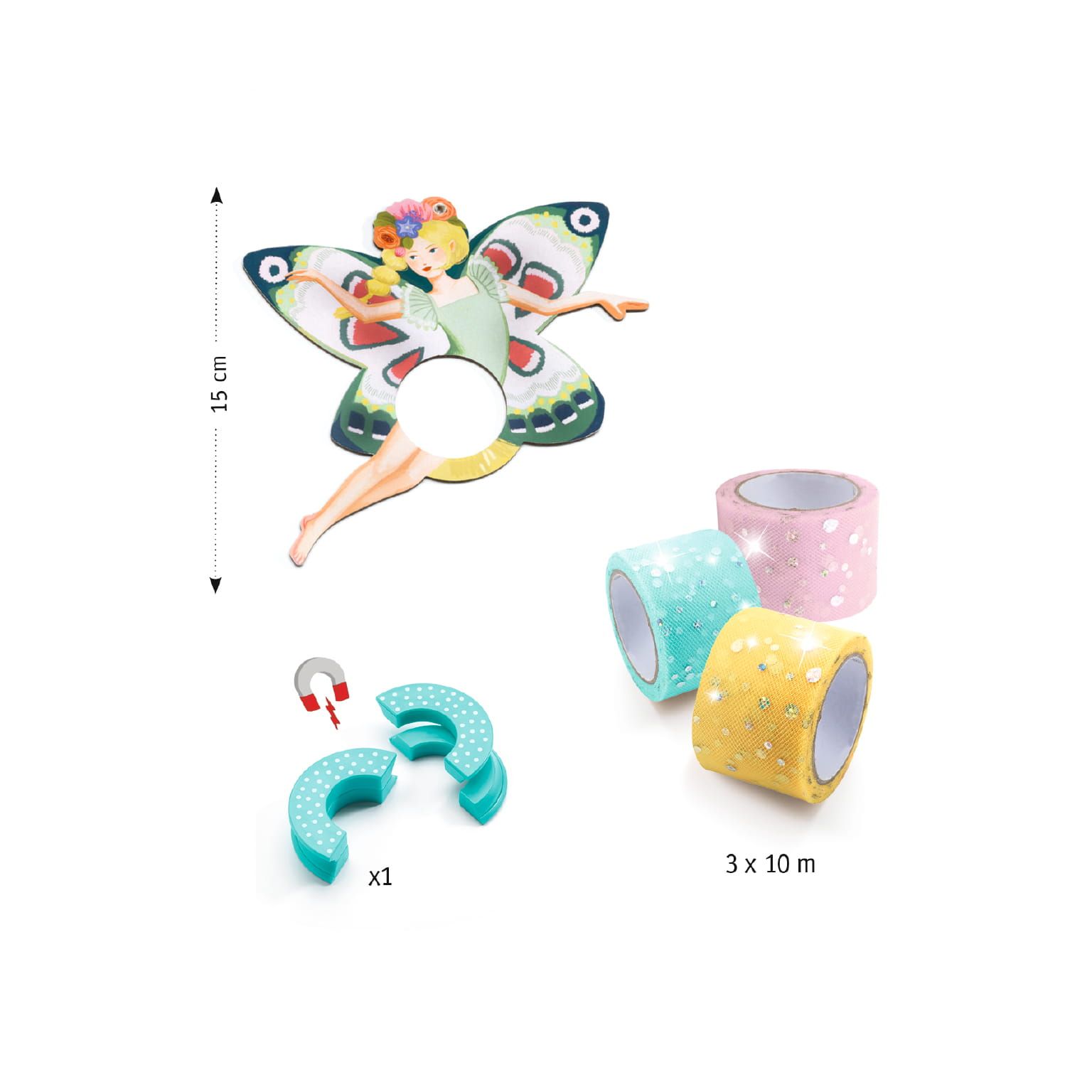 Zestaw artystyczny Tiulowe wróżki Zestaw artystyczny Tiulowe wróżki