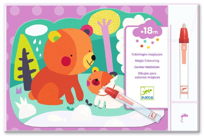 Wodne kolorowanki Ukryte w lesie Wodne kolorowanki Ukryte w lesie