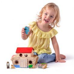 Arka Noego zabawka drewniana