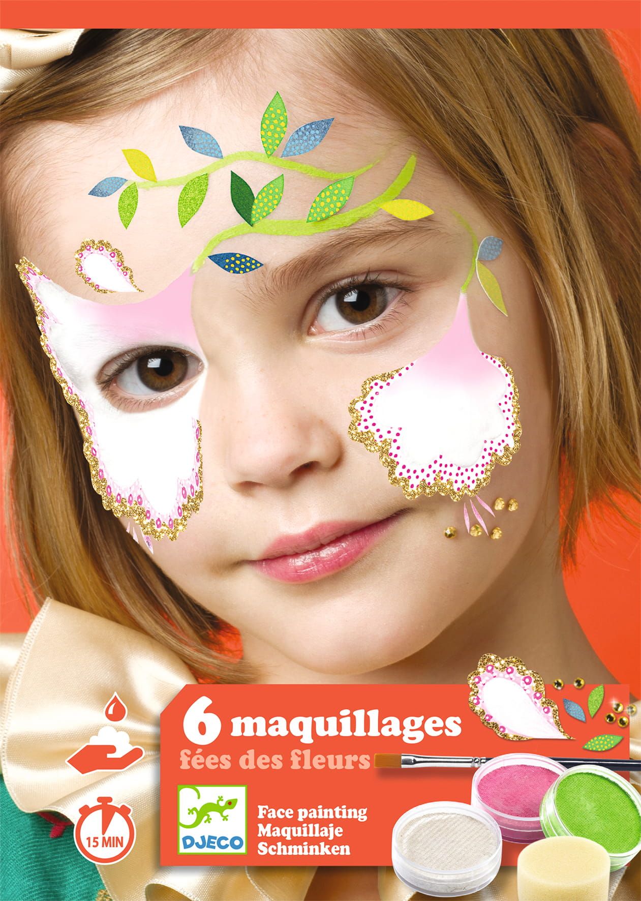 Malowanie twarzy Kwiatowa wróżka Malowanie twarzy Kwiatowa wróżka