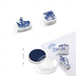 Zestaw stempli z tuszem Piraci