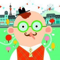 Zestaw z naklejkami Twarze