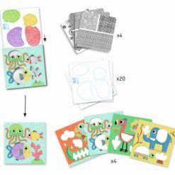 Zestaw z kredkami Przyjaciele