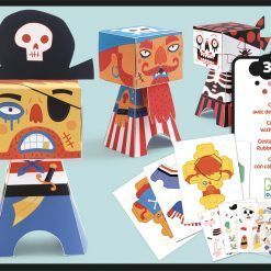 Zestaw składanek papierowych Piraci