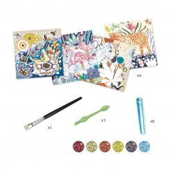 Zestaw z brokatem Tropiki