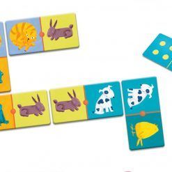 Gra domino Kolorowe zwierzątka