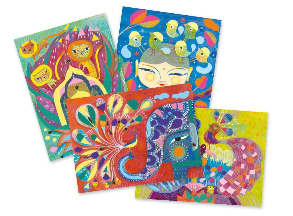 Zestaw z farbami India Zestaw z farbami India