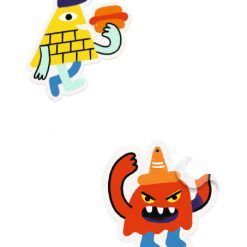 Zestaw z naklejkami Inwazja potworków