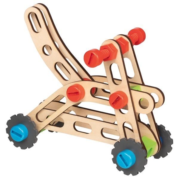 Klocki do skręcania w walizce z misiem Klocki do skręcania w walizce z misiem