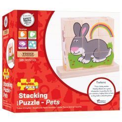 Piramida z klocków Zwierzęta Domowe