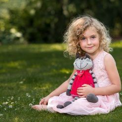 Pluszowa kotka Andżela w sukni