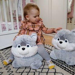 Pufa Maskotka piesek Husky