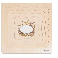 Puzzle warstwowe Życie Kurki